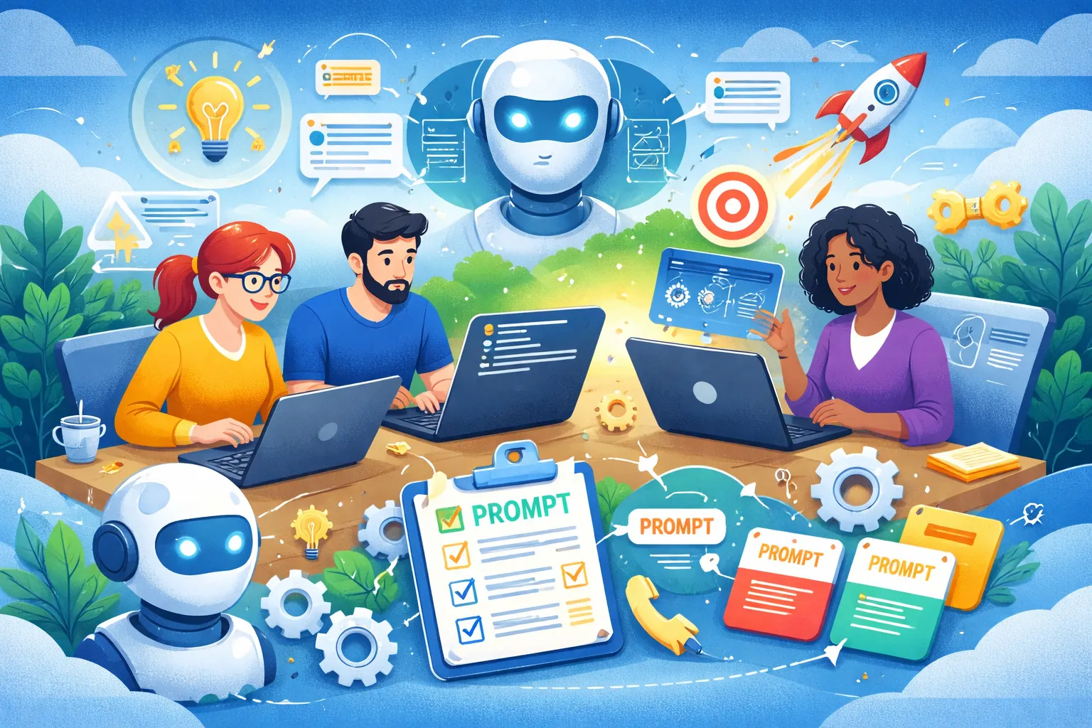 Prompt Engineering Tim Dev: Template dan Workflow