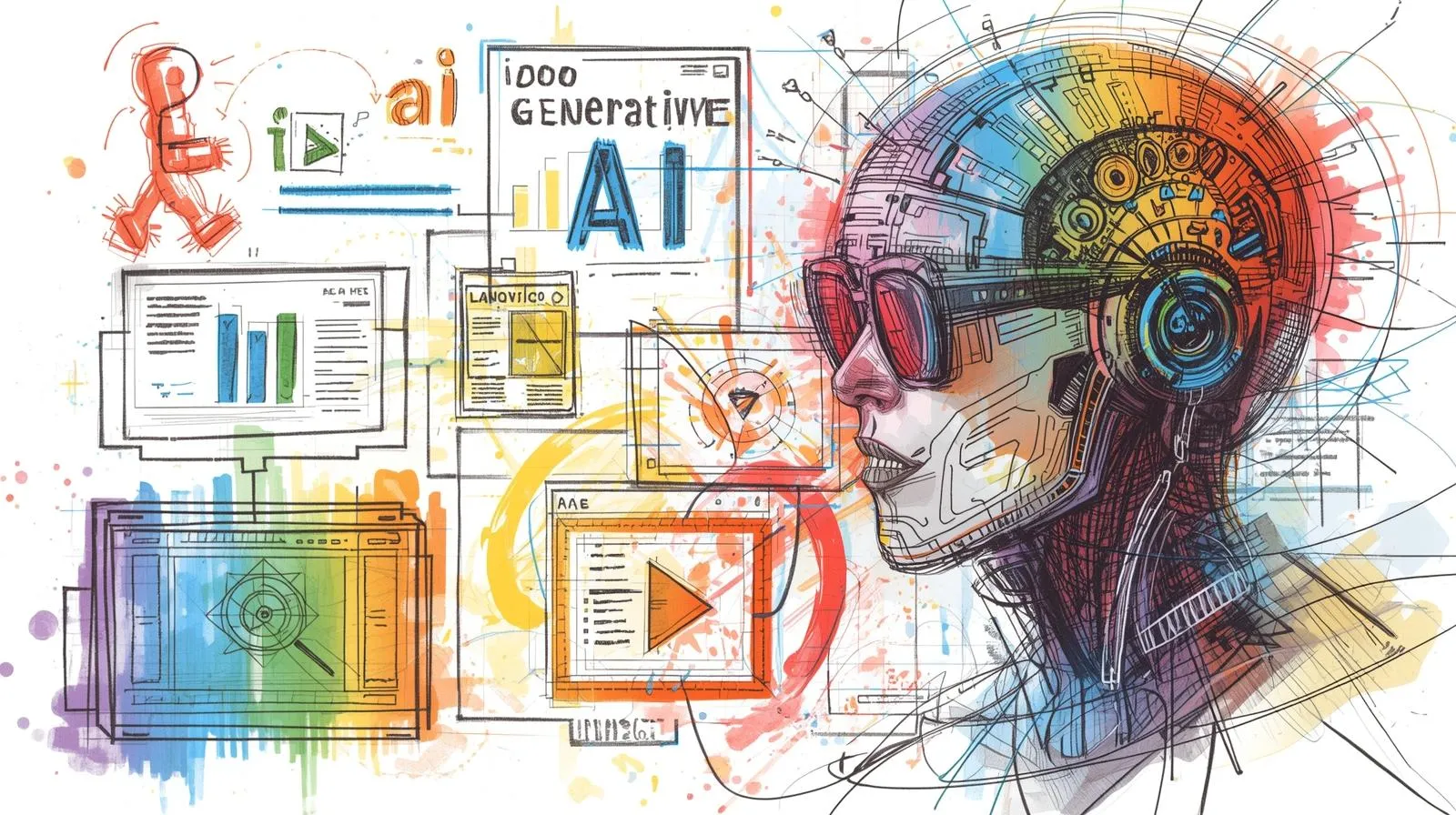 Generative AI untuk Content Creation: AI Text, Image, dan Video Generation