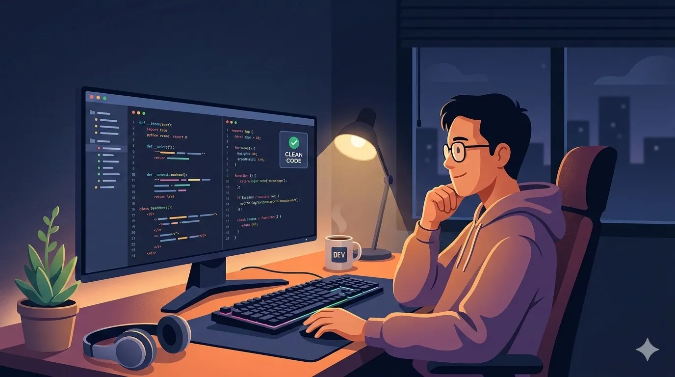 7 Kebiasaan Clean Code yang Realistis Buat Developer Sibuk
